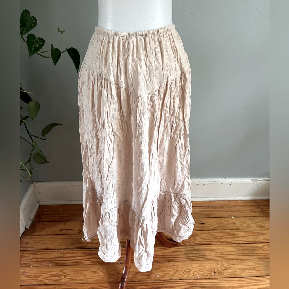Aerie AE American Eagle Cottagecore Crinkle Peasant Skirt